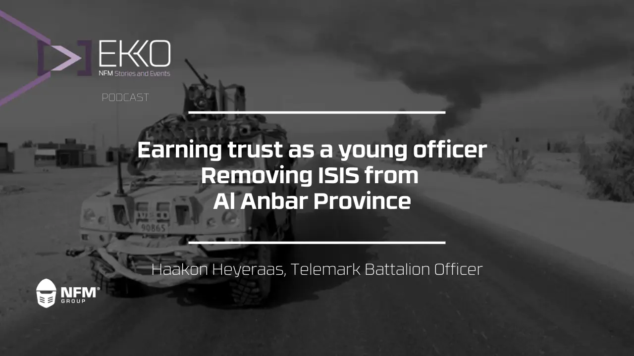 Podcast with Haakon Heyeraas, office from Telemark Battalion