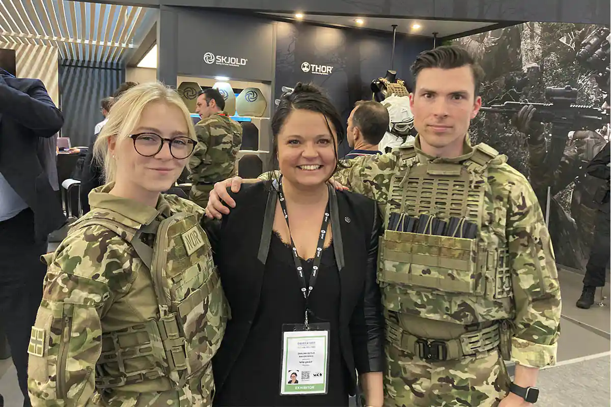 Eurosatory 2022 - NFM Group walking soldiers Eurosatory 2022 - NFM Group walking soldiers